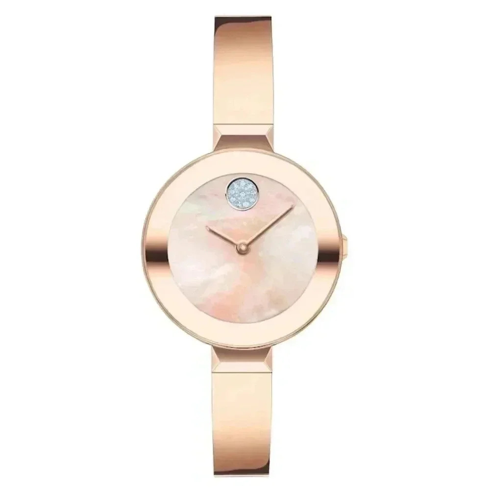 MOVADO BOLD Women's Stainless Steel Mother of Pearl watch. - Picture 2 of 6